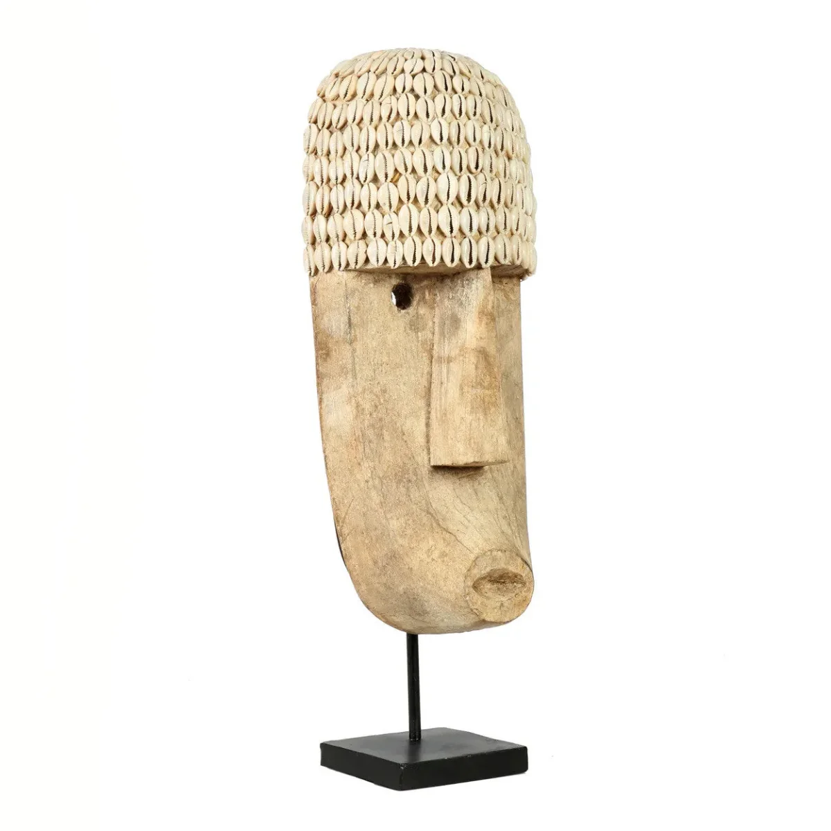 Het Cowrie Masker on Stand - Large - Afbeelding 5