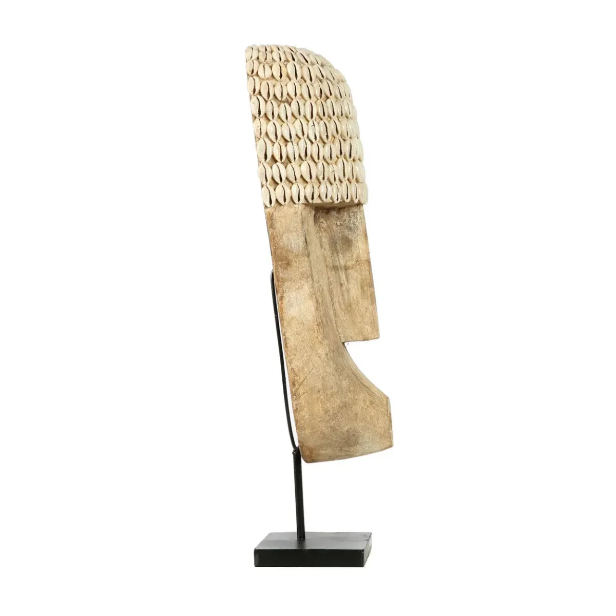 Het Cowrie Masker on Stand - Large - Afbeelding 6