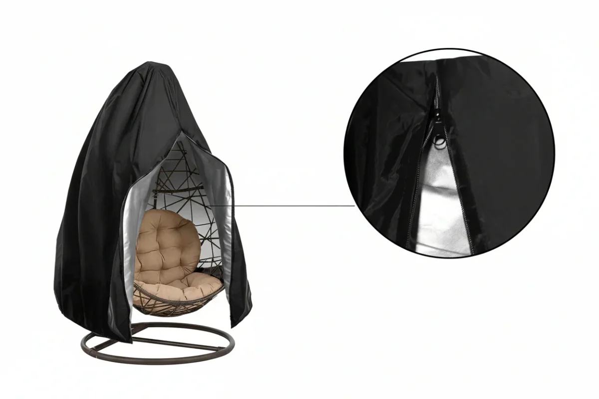Egg Swing beschermhoes - Beschermhoes Hangstoel Egg - Waterproof - Universeel model - Afbeelding 5