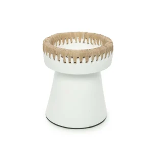 De Pretty Kaarsenhouder - Wit Naturel - M