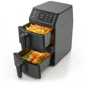 Seeger SuperFry Dubbele Airfryer - SGR1011BK