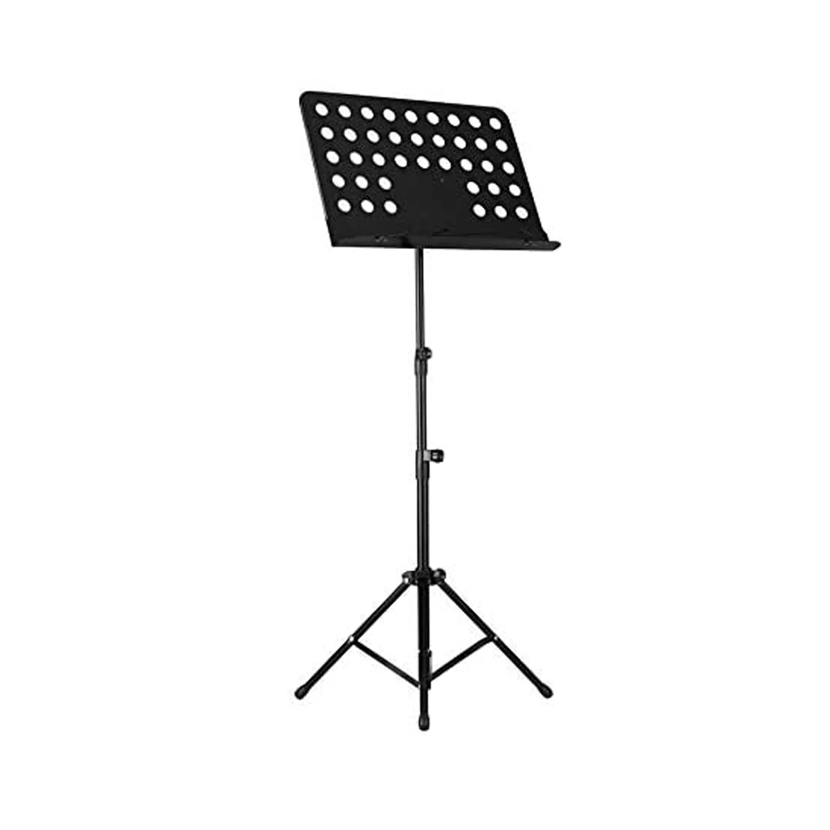 Muziekstandaard Inklapbaar & Verstelbaar - Zwart - 145 cm - Bladmuziek houder - Lessenaar voor Bladmuziek - Afbeelding 2