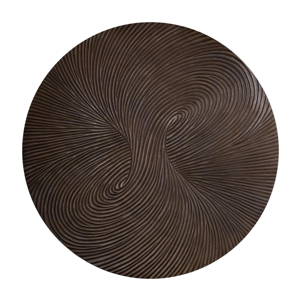 Wandpaneel Wiktor Large Bruin MDF Ø180cm PTMD - Afbeelding 2